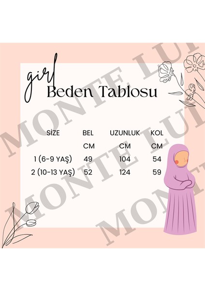 Kız Çocuk Tek Parça Namaz Elbisesi Gül Kurusu fiyatları