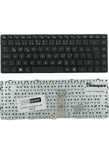 Grundig ile Uyumlu 13M-GNB1450B1B8 Notebook Klavye Siyah Tr