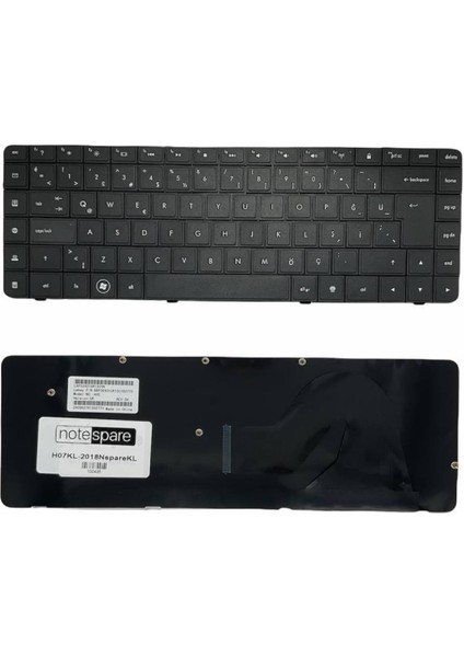 Hp ile Uyumlu G62-B02ET, G62-B04ET, G62-B05ET, G62-B06ET, G62-B08ET Notebook Klavye Siyah Tr
