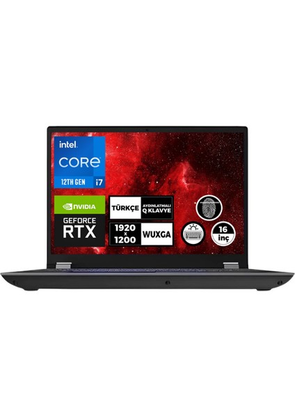 Thinkpad P16 G1 I7-12800HX 16GB 1tb SSD 4gb RTXA1000 Windows 11 Pro Taşınabilir Iş Istasyonu 21D6000YTX 004