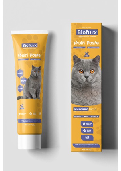 Multi Paste Kedi Multivitamin Malt Macunu 100 gr