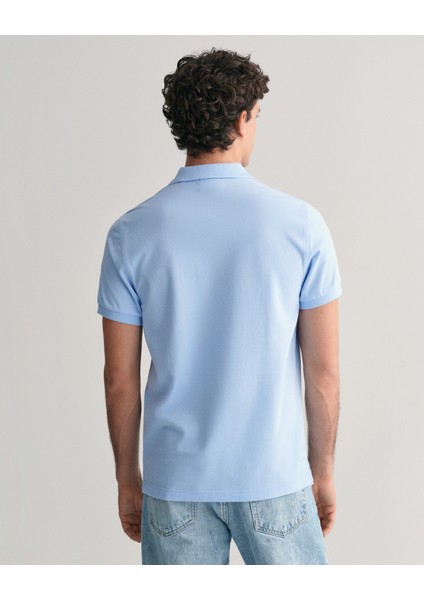 Erkek Mavi Regular Fit Logolu Polo 2210.468 modelleri
