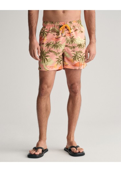 Erkek Pembe Regular Fit Desenli Mayo Şort 922416008.624 fiyatları