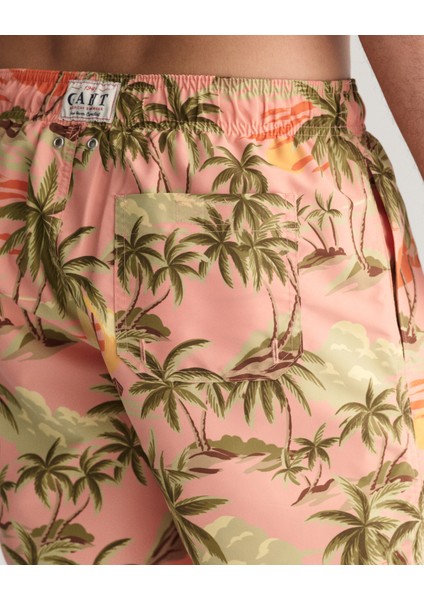 Erkek Pembe Regular Fit Desenli Mayo Şort 922416008.624 modelleri