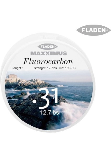 Fladen Maxximus Fluorocarbon Misina 50M 0.24 mm fiyatları