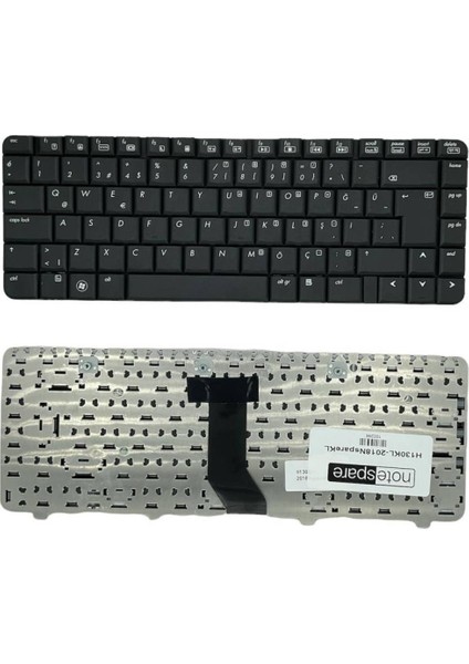 Hp ile Uyumlu Pavilion DV2002XX, DV2004XX, DV2005XX, DV2006XX Notebook Klavye Siyah Tr
