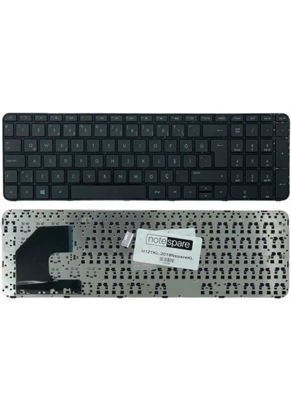 Hp ile Uyumlu AEU36U00210, AEU36U00310, MP-12G63US-920, MP-12G66TQ-920 Notebook Klavye Siyah Tr