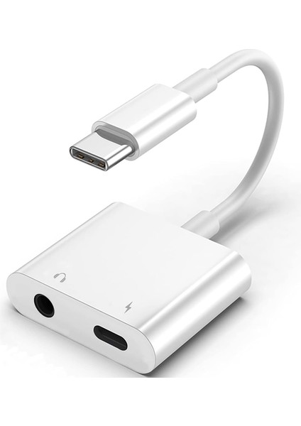 Type-C To 3.5mm Aux + 60W Hızlı Şarj Çevirici.