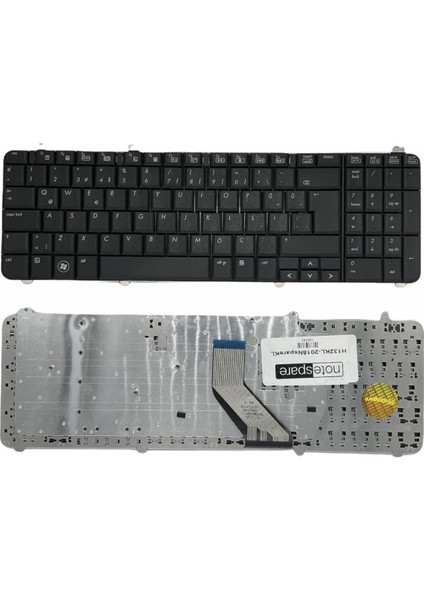 Hp ile Uyumlu Pavilion DV6-2158ET (WS566EA), DV6-2160ET (WG636EA) Notebook Klavye Siyah Tr