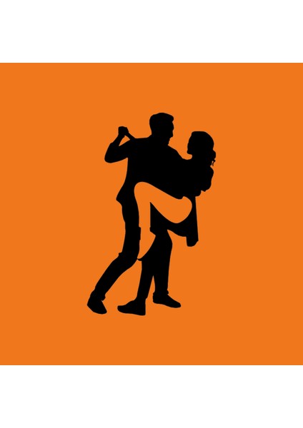 Ahşap Love Tango Dans Eden Çift Duvar Dekoru - Kolay Montaj - 30X20 cm indirimleri