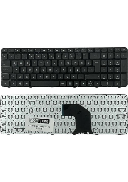 Hp ile Uyumlu Pavilion G6-2253ST, G6-2255ET, G6-2255ST, G6-2260ET Notebook Klavye Siyah Tr