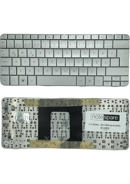 Hp ile Uyumlu Mini 311-1000, 311-1100, 311C-1000, 311C-1100 Notebook Klavye Gümüş Gri Tr