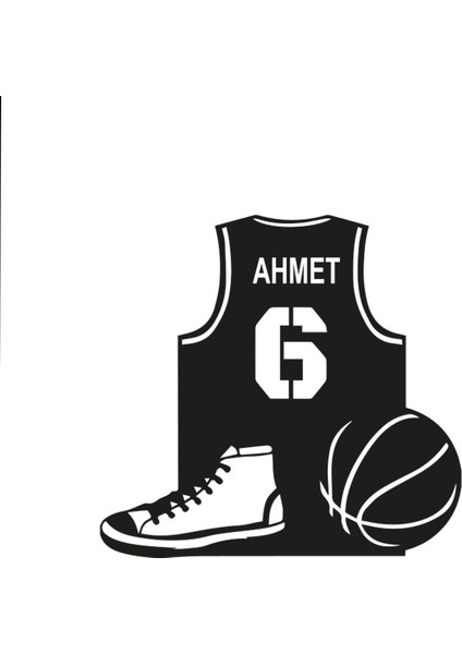 Kişiye Özel Basketbol Forma Ahşap Duvar Dekorasyonu Ahşap fırsatları