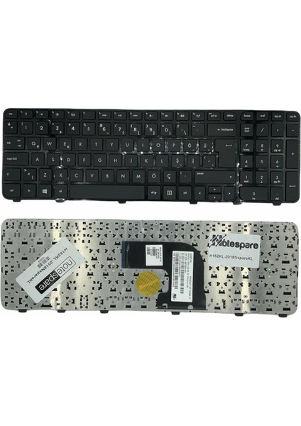 Hp ile Uyumlu Pavilion DV6-7200, DV6T-7000, DV6T-7100 Notebook Klavye Siyah Tr
