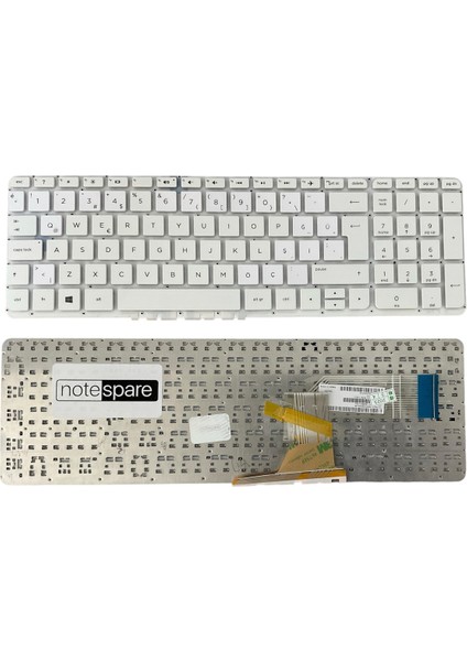 Hp ile Uyumlu AEY14U00010, AEY14U00210, AEY14U00410 Notebook Klavye Beyaz Tr
