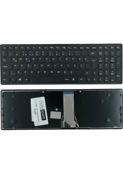 Lenovo ile Uyumlu Ideapad G500S Type 20245, G500S Type 80AD Notebook Klavye Siyah Tr