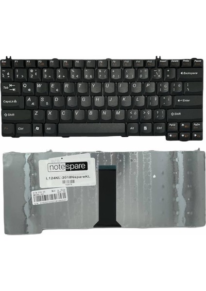 Lenovo ile Uyumlu 3000 N500 24233, 3000 N500 2N500 Notebook Klavye Siyah Tr