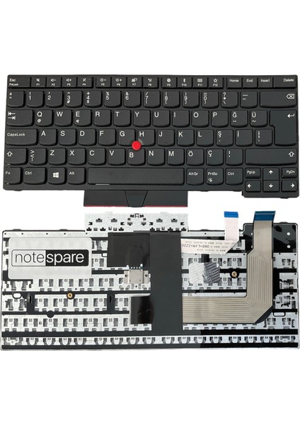 Lenovo ile Uyumlu Thinkpad T470 20HD0000TX, T470 20HD000ETX Notebook Klavye Siyah Tr