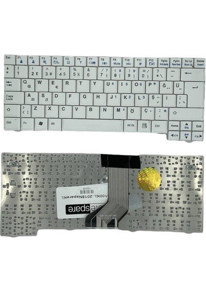 Lg ile Uyumlu C1 P100, Ul1 Notebook Klavye Beyaz Tr