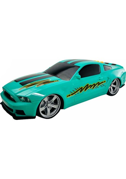 Sesli ve Işıklı Pilli Spor Araba Yeşil