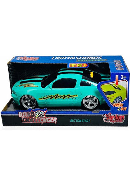 Sesli ve Işıklı Pilli Spor Araba Yeşil fiyatları