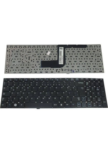 Samsung ile Uyumlu NP-E5510-S01TR, NP-RC510-S02TR, NP-RC510-S03TR Notebook Klavye Siyah Tr