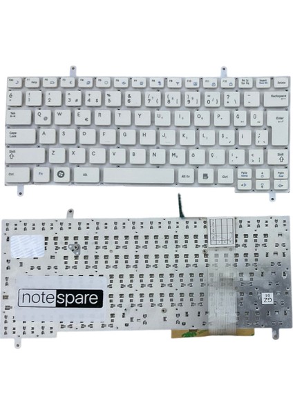 Samsung ile Uyumlu 9Z.N4PSN.001, 9Z.N4PSN.11D, 9Z.N4PSN.301, 9Z.N4PSN.31D Notebook Klavye Beyaz Tr