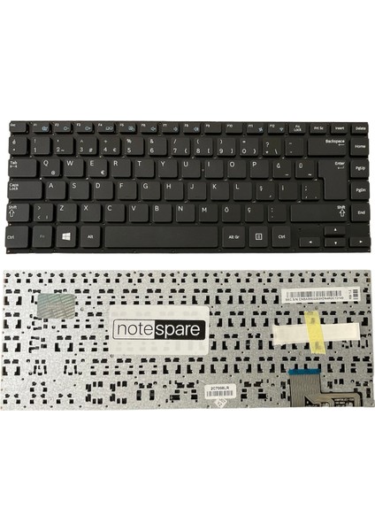 Samsung ile Uyumlu NP530U4C-S03TR, NP530U4C-S05TR, NP530U4C-S08TR Notebook Klavye Siyah Tr