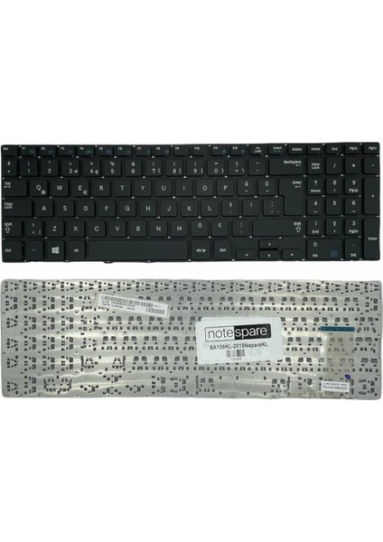 Samsung ile Uyumlu BA75-04345F, CNBA5903622F, SG-58700-28A Notebook Klavye Siyah Tr