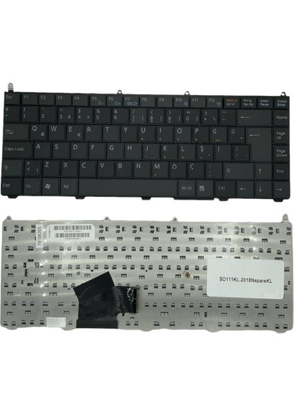 Sony ile Uyumlu Vaio VGN-AR11SR, VGN-AR21B, VGN-AR21M, VGN-AR21MR Notebook Klavye Siyah Tr