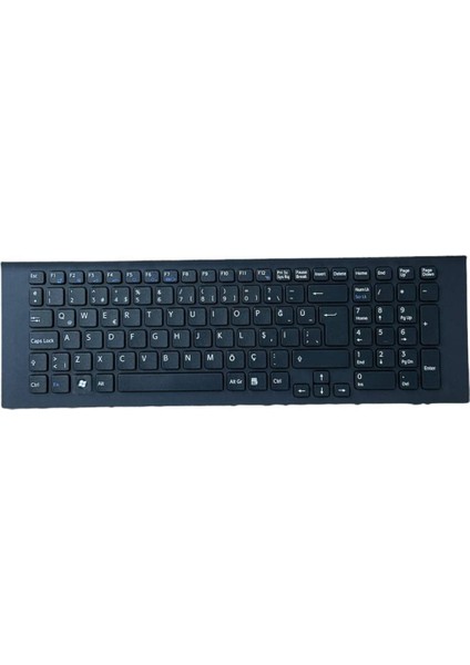 Sony ile Uyumlu Vaio VPCEJ1L1E, VPCEJ1L1R, VPCEJ1M1E, VPCEJ1M1R Notebook Klavye Siyah Tr