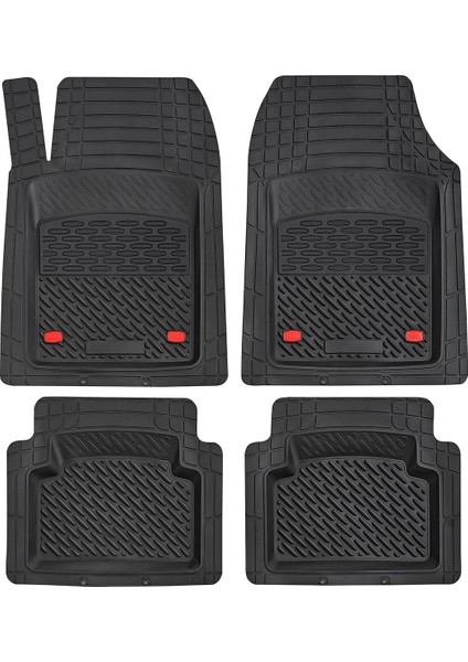 Tata Indica Uyumlu 3D Havuzlu Paspas Takımı Safir Siyah