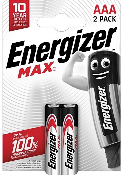 Energizer Max Alk Aaa Chp2 Pil 2'li