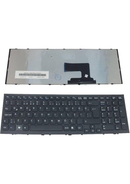 Sony ile Uyumlu Vaio VPCEH1S1E, VPCEH1S1R, VPCEH1S8E, VPCEH1S9E Notebook Klavye Siyah Tr