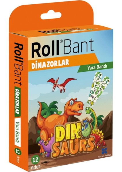 Bant Dinazorlar Yara Bandı 12 Adet