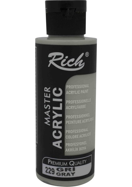 Rich Master Akrilik Boya 120 cc Gri