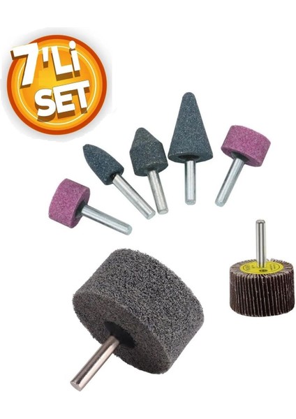 Bıçak Satır Nacak Bileme Değirmen Taşı Zımpara Polish Seti Matkap Bileyleme Taşlama Parlatma Takımı