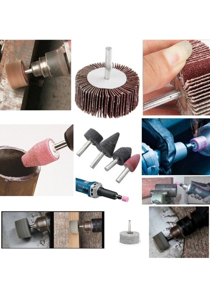 Bıçak Satır Nacak Bileme Değirmen Taşı Zımpara Polish Seti Matkap Bileyleme Taşlama Parlatma Takımı modelleri
