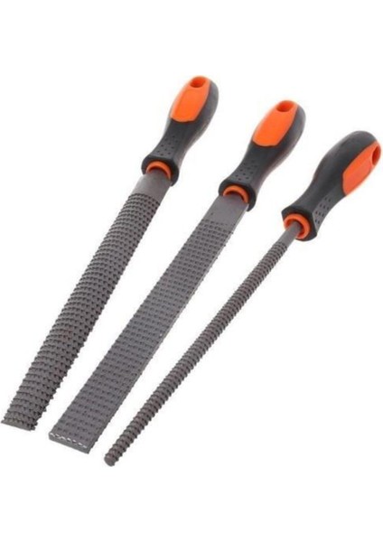 3'lü Ahşap ve Plastik Için Törpü ve Eğeleme Seti 30CM