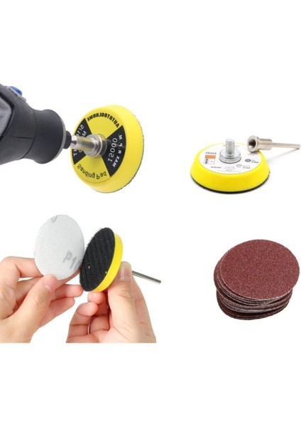 Dremel Proxxon Lotus Swazer Banco Mac Allister Hobi Makinesi Uyumlu Cırt Zımpara Seti 10'lu