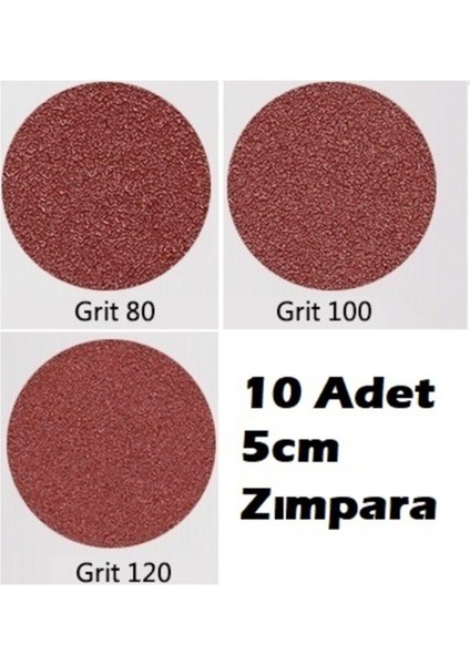 Dremel Proxxon Lotus Swazer Banco Mac Allister Hobi Makinesi Uyumlu Cırt Zımpara Seti 10'lu