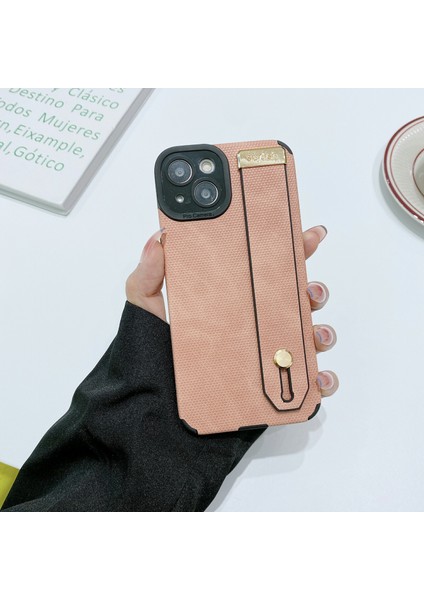 iPhone 13 Bilekliği Tpu+Pu Deri TeIefon Kılıfı (Yurt Dışından)