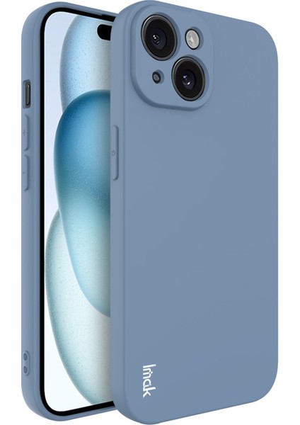 iPhone 15 Plus Düz Kenarlı Esnek Tpu TeIefon Kılıfı (Yurt Dışından)
