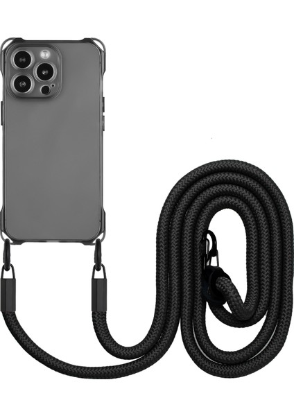 iPhone 13 Pro Max Koruyucu Yumuşak Tpu Omuz TeIefon Kılıfı (Yurt Dışından)