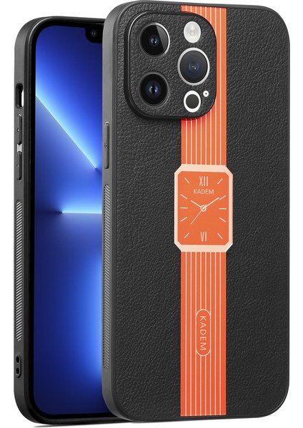 iPhone 13 Pro Max Pu+Tpu+Pc Koruyucu Elektrokaplama TeIefon Kılıfı (Yurt Dışından)