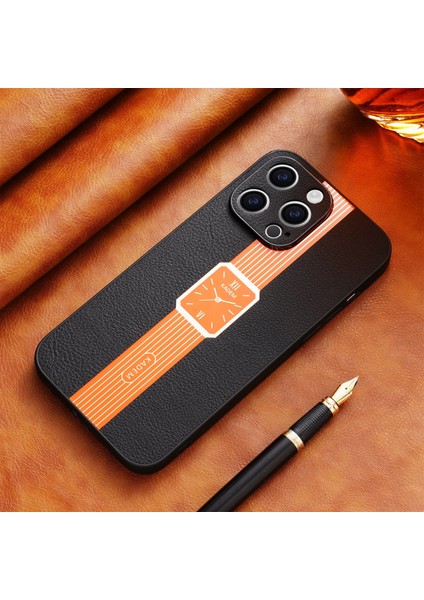iPhone 13 Pro Max Pu+Tpu+Pc Koruyucu Elektrokaplama TeIefon Kılıfı (Yurt Dışından)