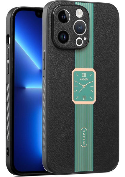 iPhone 13 Pro Max Pu+Tpu+Pc Koruyucu Elektrokaplama TeIefon Kılıfı (Yurt Dışından)