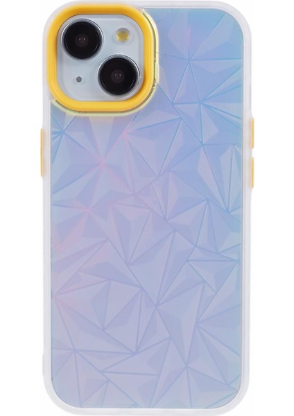 iPhone 14 Tpu+Pc Lazer Elmas Doku Ön Dalgalı TeIefon Kılıfı (Yurt Dışından) modelleri