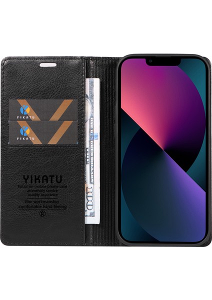 iPhone 14 Deri Manyetik Kapanış Koruyucu Kabuk TeIefon Kılıfı (Yurt Dışından) fiyatları