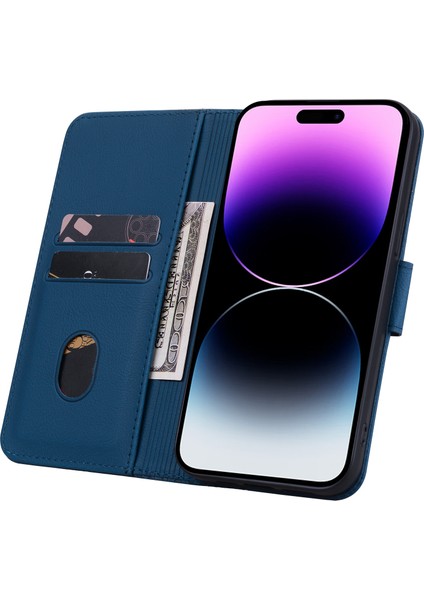iPhone 14 Pro Max Deri Basılı Rhombus TeIefon Kılıfı (Yurt Dışından) fiyatları